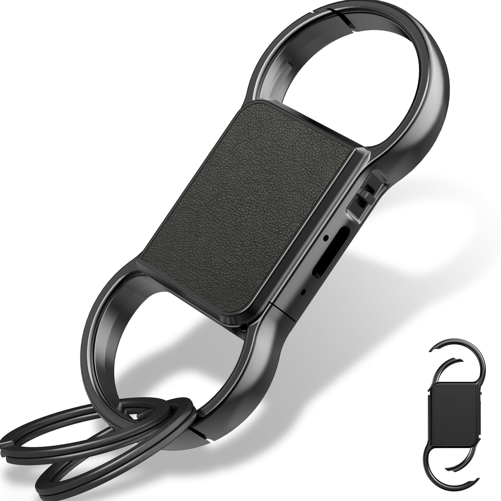 Hinne 64GB Keychain Voice Recorder,Audio Recording Device with Triple Noise Reduction,Voice Activated Recorder 800 Hours Capacity,HD Playback for Lectures,Meetings,Interviews