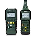 Extech CLT600: Advanced Cable Locator and Tracer Kit, Quickly Locate and Trace Powered/Unpowered Wires and Cables in Walls, Ceilings, Floors, and Outdoors Underground, Black