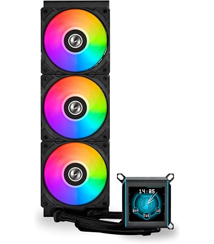 Amazon.com: Lian Li Galahad II LCD SL-INF 360 Black Liquid Cooler