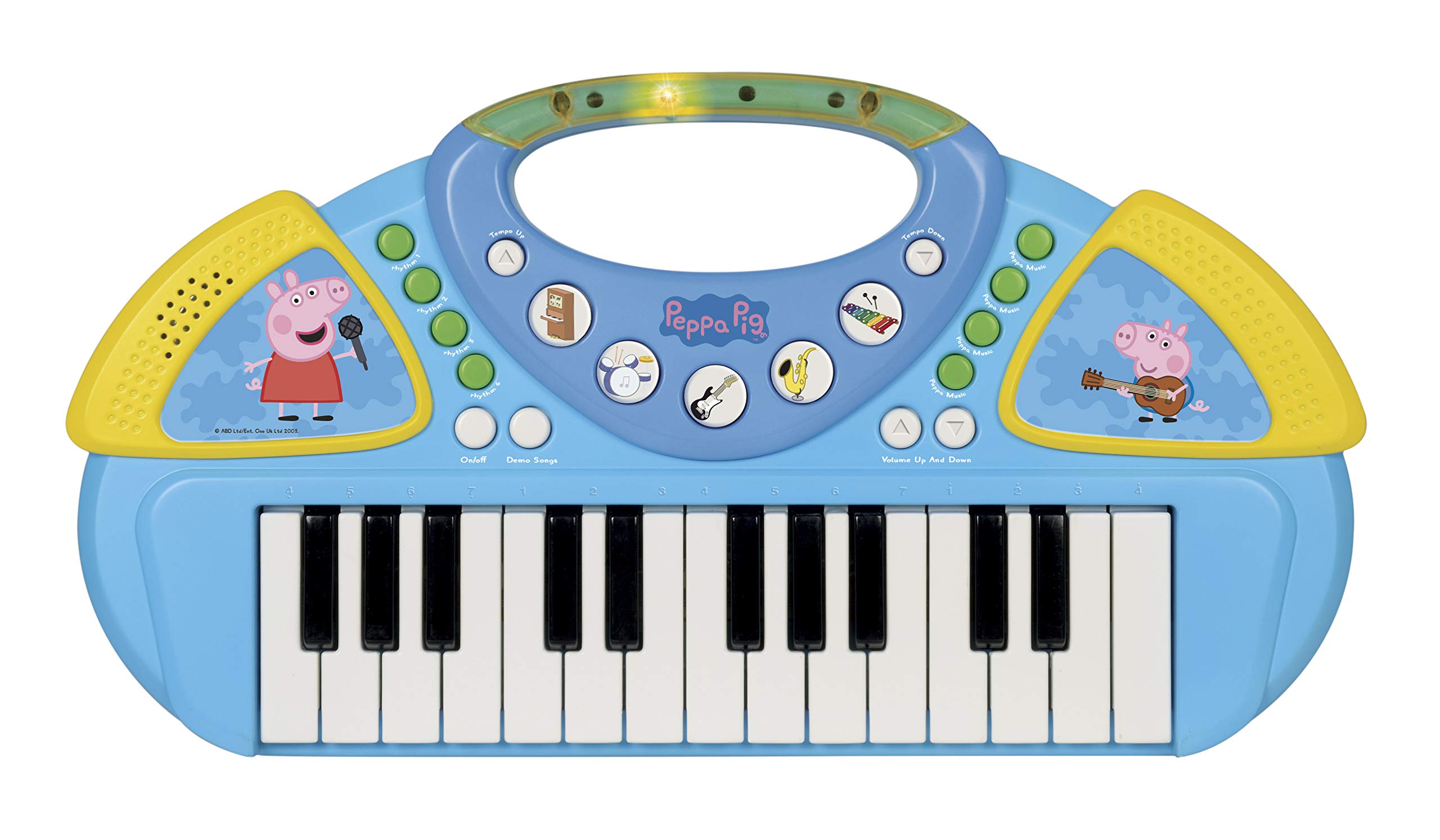 Peppa Pig Kids Educational Guitar and 25 Key Keyboard Pricepulse
