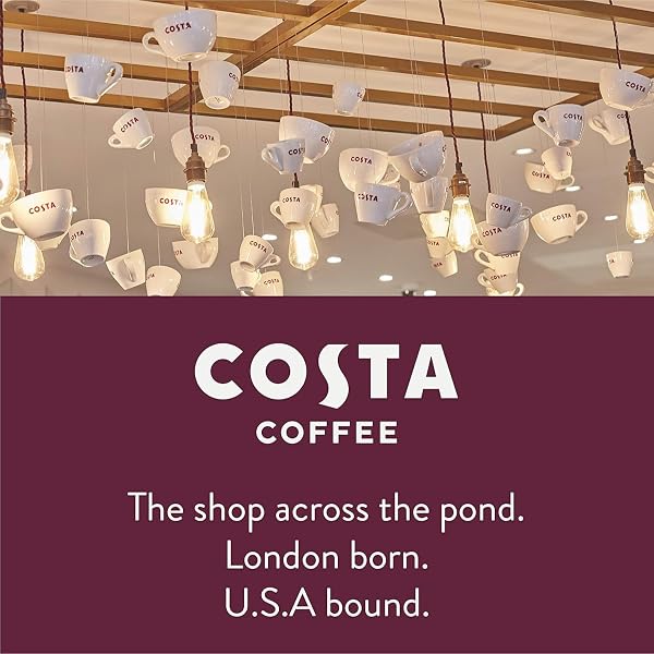 COSTA COFFEE SINGLE SERVE PODS COMPATIBLE WITH KEURIG K-CUP BREWERS DARK ROAST, 60 COUNT