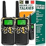 EKOOS Walkie Talkies Long Range for Kids and Adults, Toys for 3-18 Year Old Boys Girls, Walkie Talkies for Kids 22 Channels 2