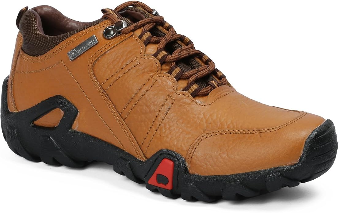 Red Chief Tan Men's Outdoor Casual Leather Shoes (Rc20054 107) Size UK