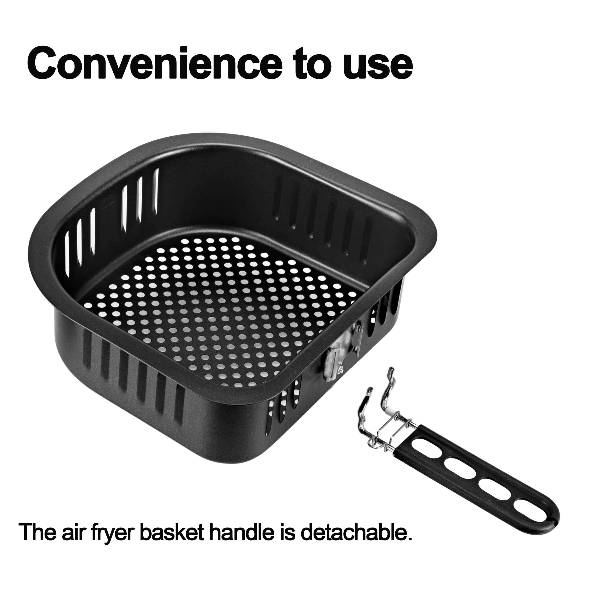 Air Fryer Basket for PowerXL Vortex Air Fryer Pro 10qt,Accessories for PowerXL Oven 6qt Replacement Parts