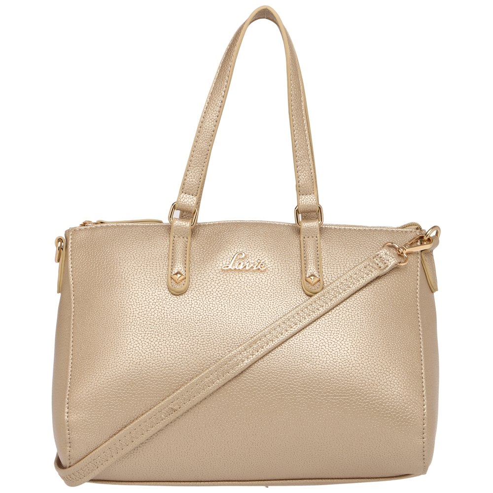 lavie womens zipper closure satchel handbag