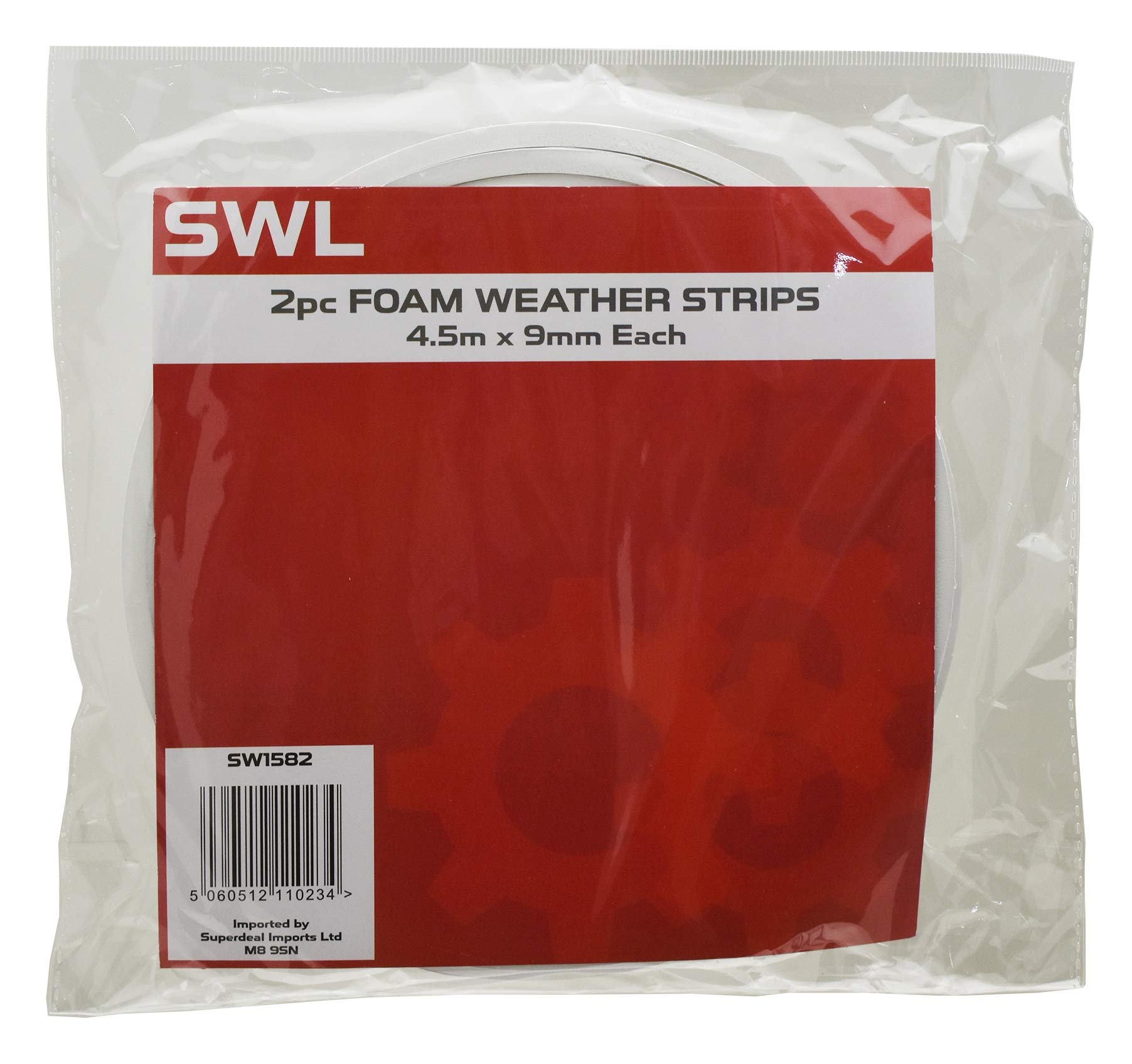 Home Window Door Draft Excluder 4.5 Metre Rolls Foam Insulation Weather Strip Seal