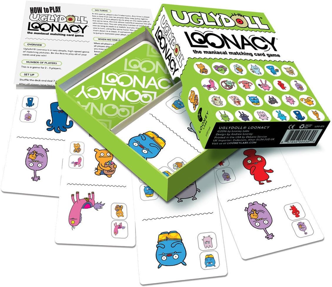 Uglydoll Loonacy Family Matching Card Game Looney Labs (Makers of Fluxx) Lunacy ^G#fbhre-h4 8rdsf-tg1375915