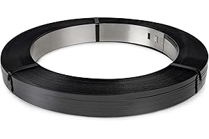IDL Packaging 1/2" x .020" x 2800' Regular-Duty Steel Strapping Coil (1180 lbs Break Strength) - Painted and Waxed - Superior Cut-Resistance - Metal Straps for Pallet Banding, Extra-Heavyweight Loads