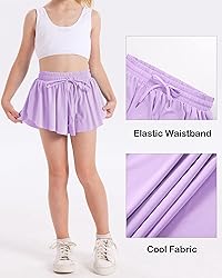 KEREDA Girls Flowy Shorts,Butterfly Shorts for Teen