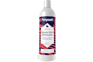 Petpost | Skunk Odor Eliminator Shampoo for Dogs & Cats. Neutralizes Strong Odors. Gentle & Safe Formula. 16 oz