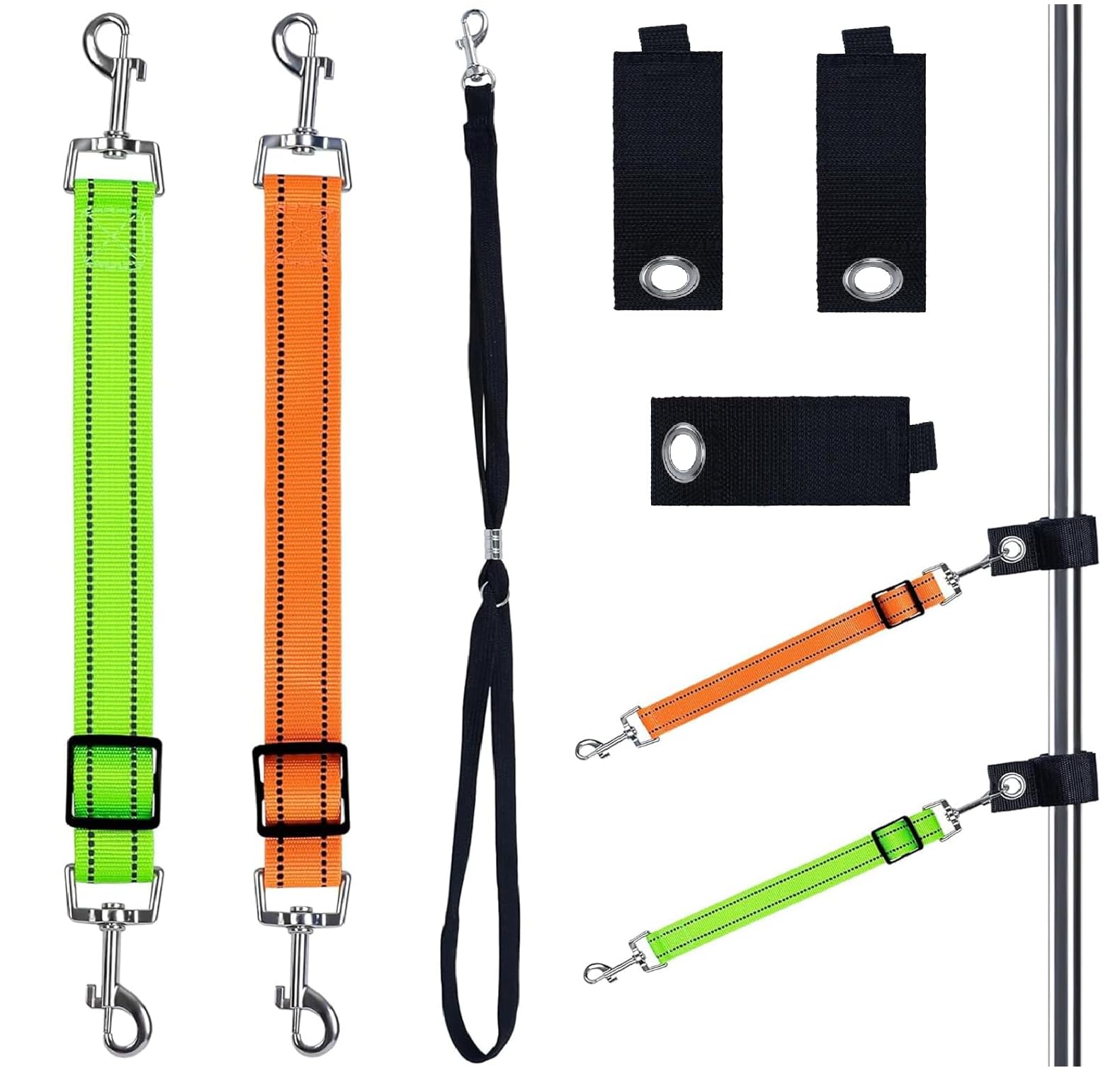 DEFIYEAR Dog Grooming Harness, Adjustable Dog Grooming Belly Strap, Essential Accessories for Groomers, Provides Safety - Restraint for Small to Medium Dogs Hair Cutting and Bathing