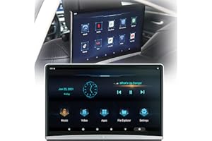 13.3-Inch Car Headrest Player, Rear Monitor Display Video Player, IPS Hd Display, Support WiFi, Install Application, Support 