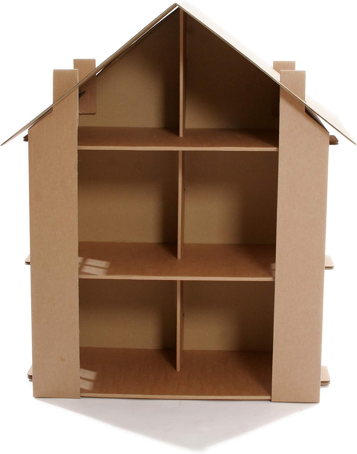 Домик для склеивания из картонной коробки