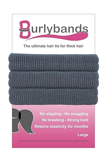 Amazon Com Burlybands Large Hair Ties For Thick Heavy Or Curly