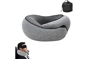 GUDAURI Wander Plus Travel Pillow, Wander Plus Travel Neck Pillow, Wander Plus Neck Pillow, Memory Foam Travel Pillow (Dark Gray)