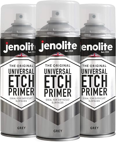 Jenolite Universal Etch Primer Spray Grey 3 x 400ml