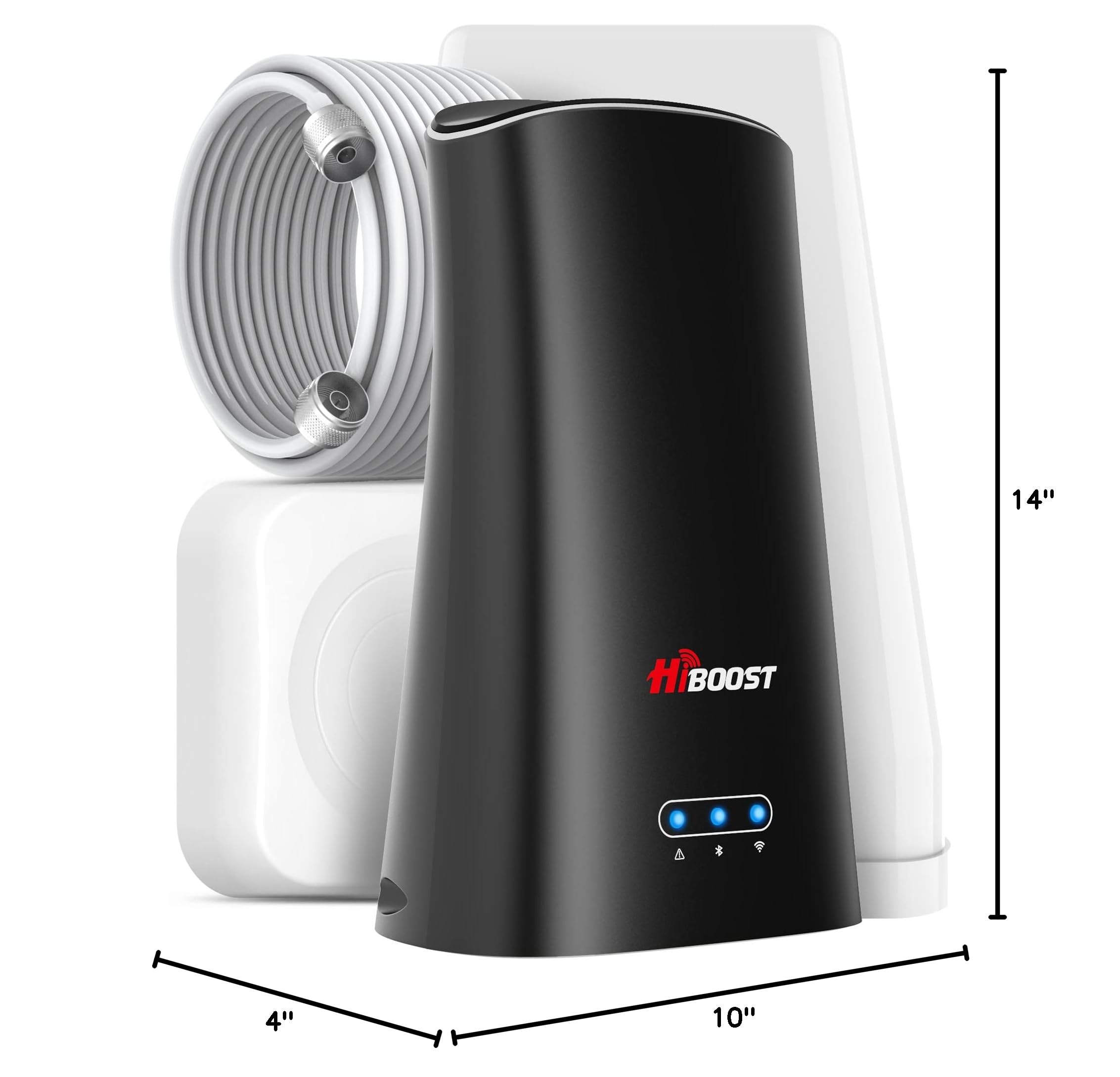 Cell Phone Signal Booster for All Carriers| Up to 2000 Sq Ft| High Power Outdoor Receiving Antenna and Indoor Transmitting Antenna|for 5G/4G/3G LTE|App Service + Install| FCC Approved