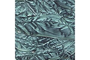 Van Gogh - Bluegreen Stained Glass Sheet - 6" X 12" (.5sf) By Stallings Stained Glass