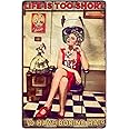 YuanTao Salon Hairstylist Life is Too Short to Have Boring Hair Funny Tin Sign Bar Pub Diner Cafe Wall Decor Home Decor Art Poster Retro Vintage 8x12 Inches
