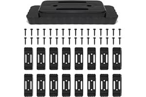 NAERZA 16-Pack Mounting Feet For Milwaukee Packout,Milwaukee Packout Accessories,Feet Mounting System (Black*16)