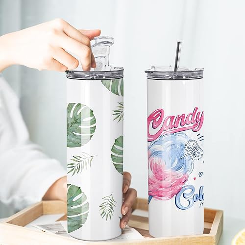 aluminnium skinny tumblers with straws 14oz Skinny Stainless Steel Tumbler main image 0