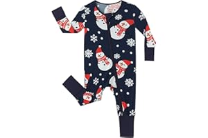 NewSeed Unisex Infant Neutral Zipped Footies, Viscose from Bamboo 2-Way Zipper Romper Outfit, 0-24 Months One-piece Jumpsuit