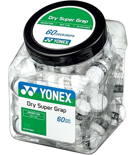Amazon.com : YONEX Dry Super GRAP 30 Pack, White : Sports & Outdoors