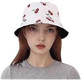 QFE Sun Bucket Hats Women Men Beach Protection Summer Unisex Reversible Fisherman Cotton Fishing Double Side Wear Travel