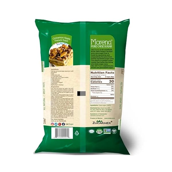 ZULKA AZUCAR MORENA PURE CANE SUGAR 2LB