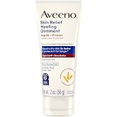 Aveeno Skin Relief Healing Ointment, Fragrance-Free, 2.0 oz | Repair &amp; Protect Extra Dry Cracked Skin, Glycerin Protectant, Triple Oat &amp; Shea Butter, Non-Greasy Feel, Travel Size