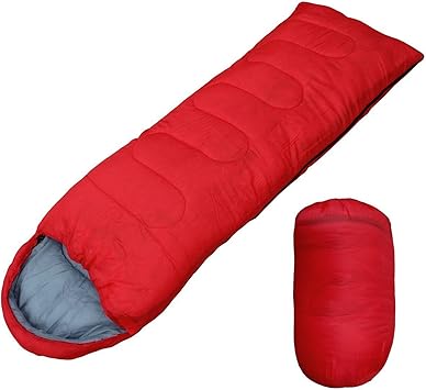 Amazon Phixneon 寝袋 シュラフ マ コンパクト収納 ミー型封筒型 オールシーズン 赤い Phixneon 寝袋 ベッド マット