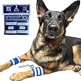 Proud Pet Patches Dog Bandage for Wound Care w/Peep Hole Cover. Bandages for Dog Hot Spots, Lick Granuloma, Stitches and Wounds. Self Adhesive Wrap Works for Paw, Tail, Legs, Foot for Dogs & Cat