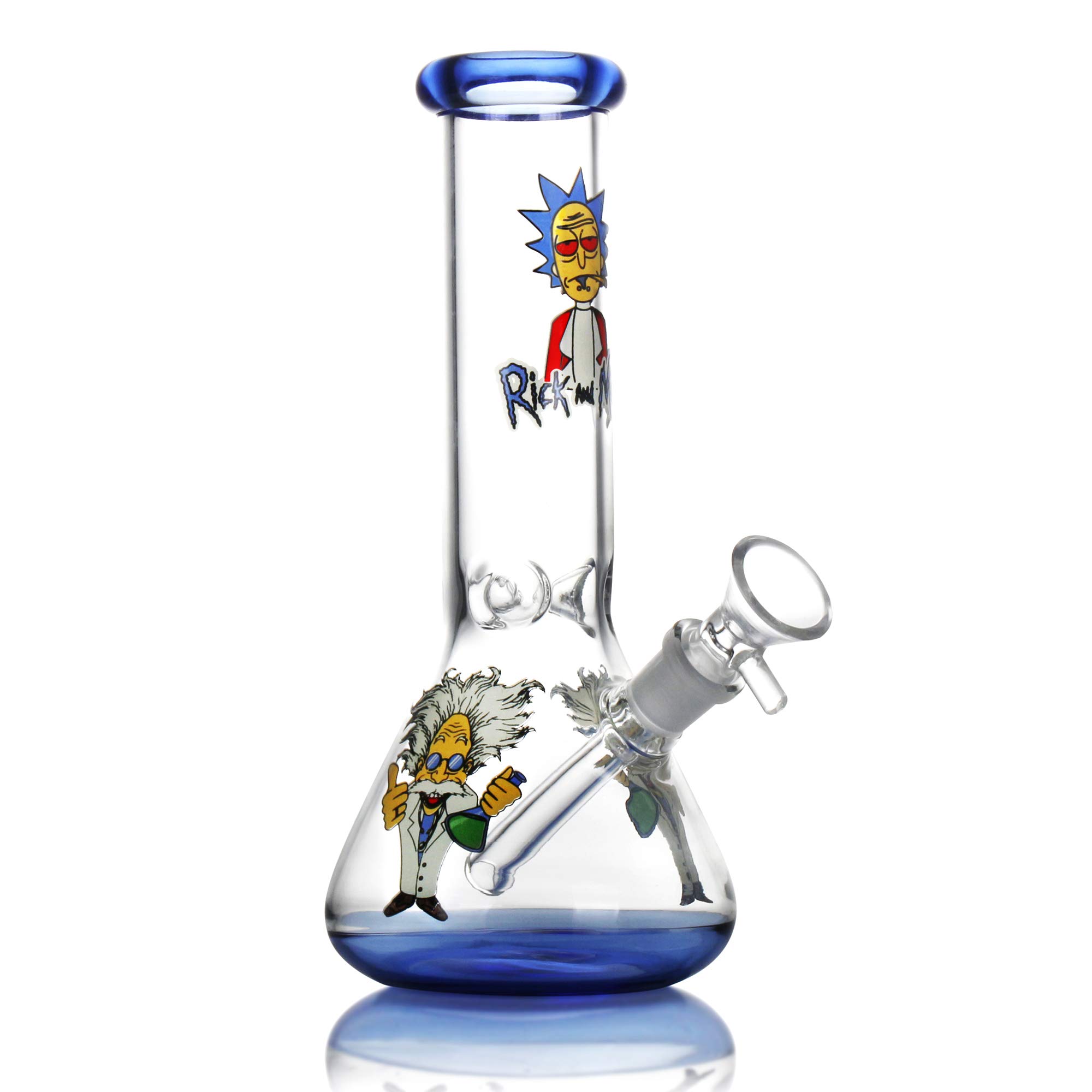 The7boX Beaker Bong Glass Water Pipes with Downstem 14mm Bongs 20cm