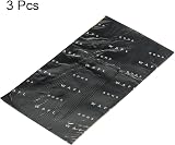 sourcing map Sound Deadening Mat 220x120x1.5mm Butyl Rubber Damper for AC view 3