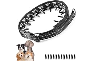 VST No Pull Dog Collar - Martingale Collar for Dogs with Quick Release Buckle,Adjustable Anti Pull Choke Collar for Dogs,Refl