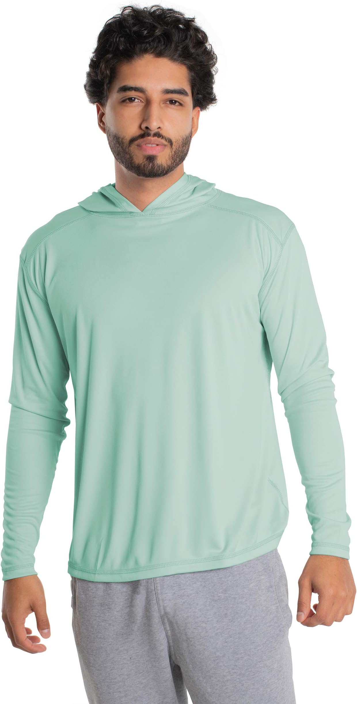Vapor ApparelMen’s UPF 50+ UV Sun Protection Long Sleeve Performance Hoodie for Sports and Outdoor Lifestyle