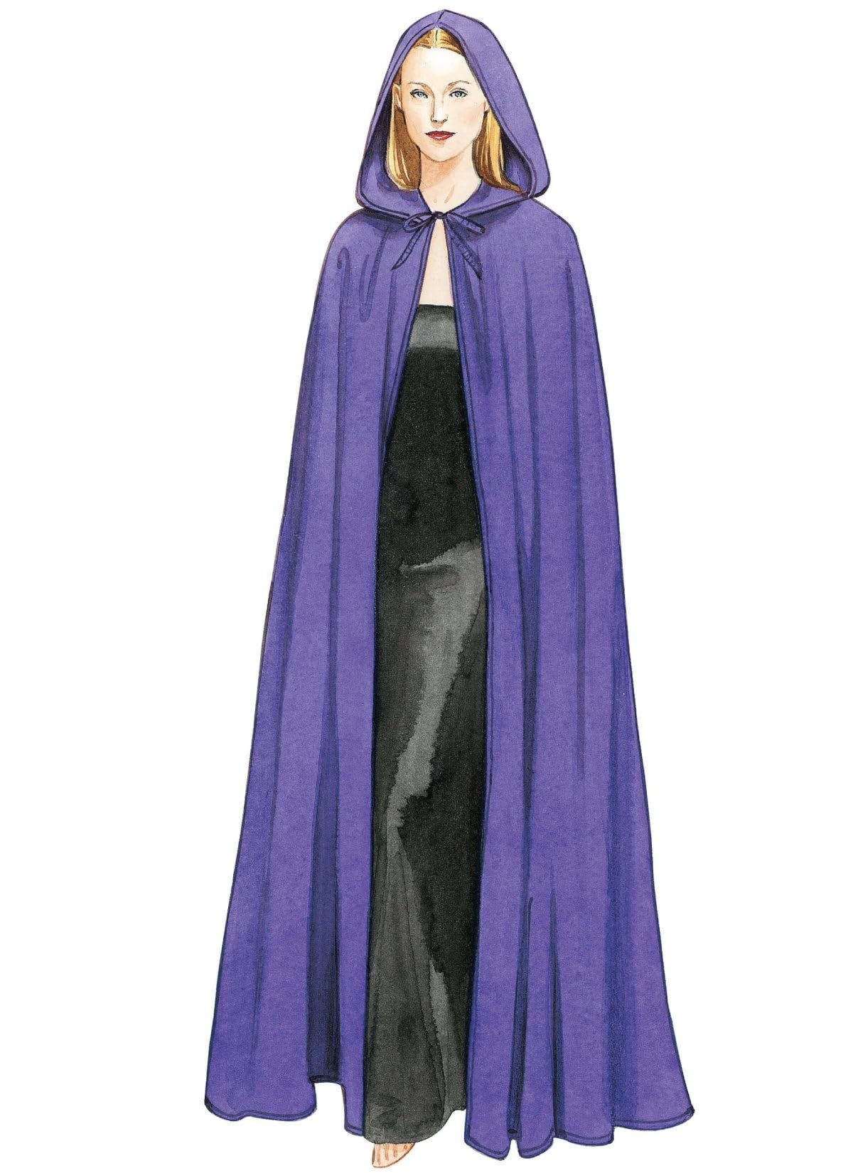 McCall's M4139 Misses'/Men's/Teen Boys' Lined & Unlined Cape Costumes Pattern OSZ (One Size)