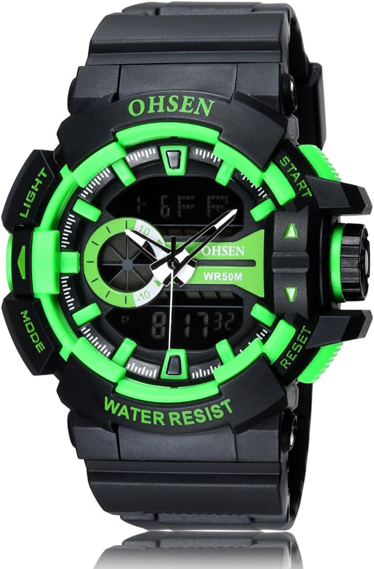ohsen sport watch water resist 50m
