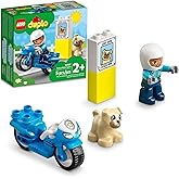 LEGO DUPLO Town Rescue Police Motorcycle Toy - Preschool, Toddler Toys for Learning & Development, Ages 2+ - Gift Ideas for B