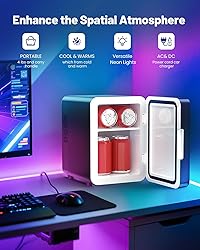 CUTIEWORLD Skincare Fridge - 4L Mini Fridge with