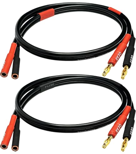 Amazon.com: CNCESS Banana Male to Female Extension Cable, 2 ft, 2
