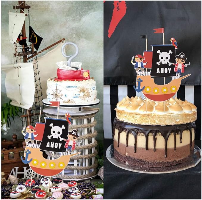 Deturna Mărire Penal Decoration Pirate Pour Gateau Anniversaire Amazon Selmaasci Com