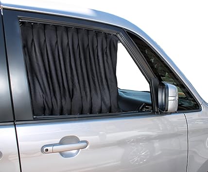 Amazon パレットsw カーテン フロント 車 遮光 シャットカーテン ブラック 車中泊 カーテン 車 バイク