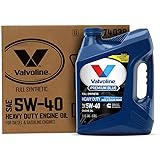Valvoline Premium Blue Extreme SAE 5W-40 Full Synthetic Diesel Engine Oil 1 GA, Case of 3