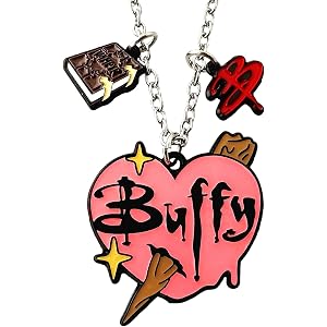 WUSSCFDNH Horror Metal Buffy Vampire Necklace Gifts for Woman Men