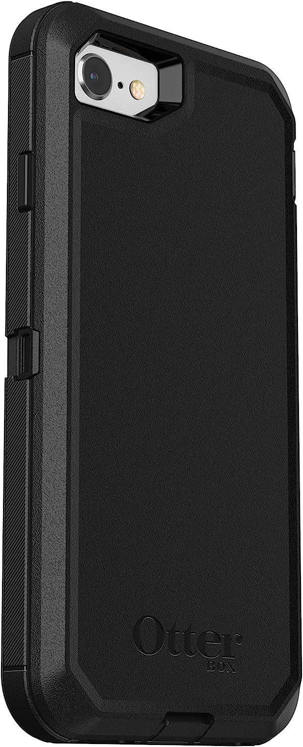 OtterBox Defender Series Series Case for iPhone SE (2nd gen - 2020) and iPhone 8/7 (NOT Plus) - Retail Packaging - Black