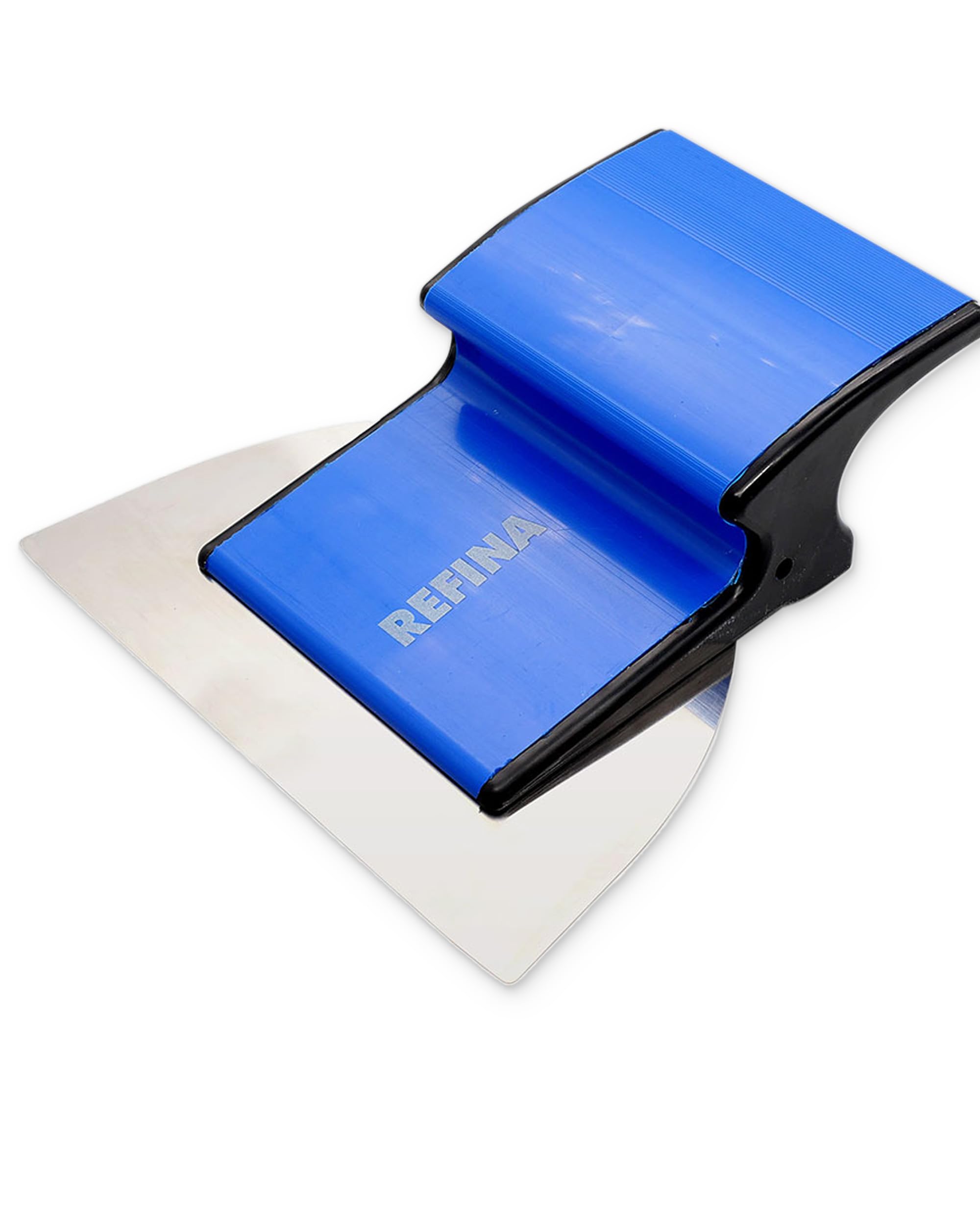 REFINA SUPERSKIM Mini Plastering Spatula for Drywall & Airless Plasters - 6" (150mm) Flexible Skimming Spatula w/ 0.3mm Stainless Steel Blade & Ergonomic ‘Z’ Handle - Finishing & Plastering Tools