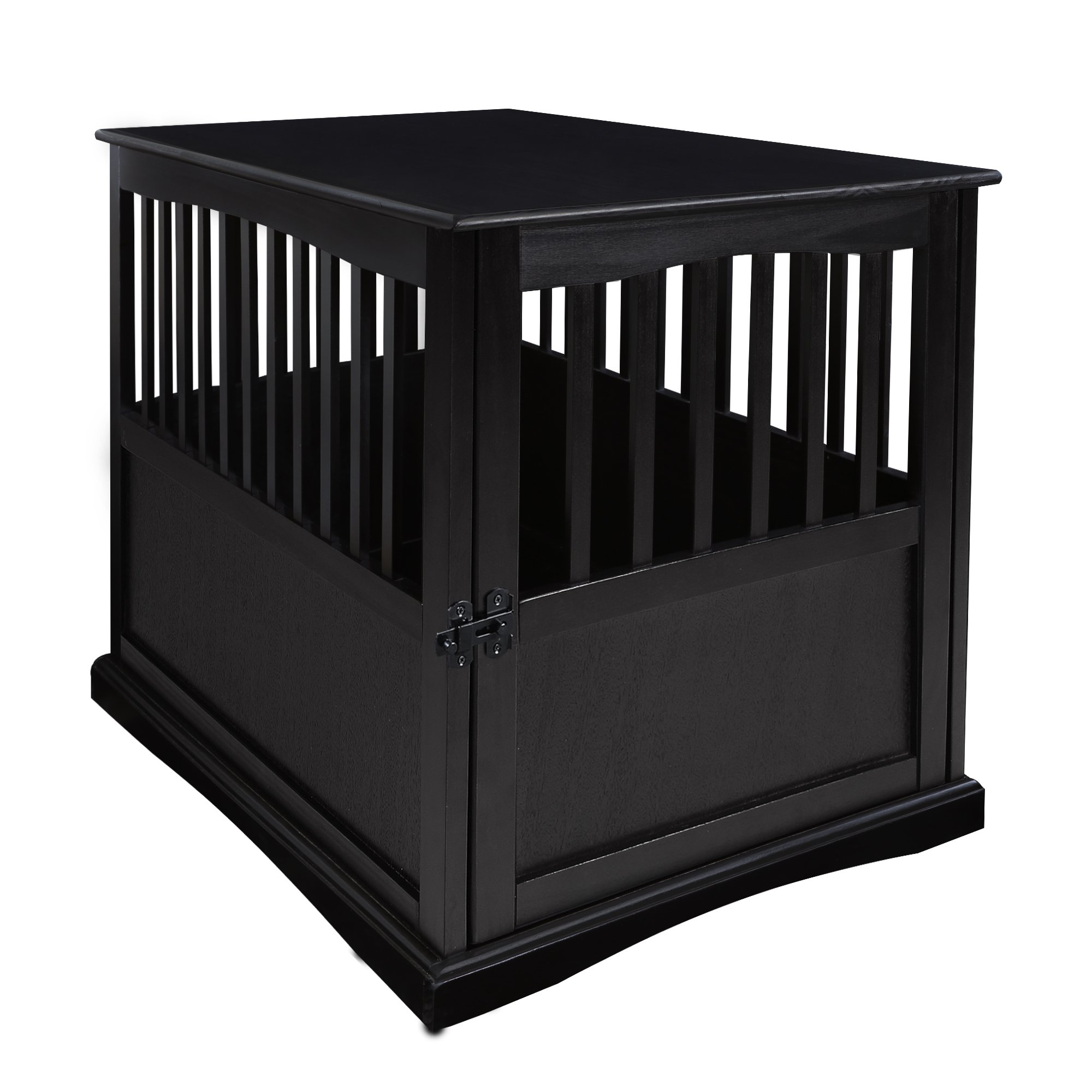 Casual Home Wooden Large Pet Crate, End