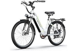 Cybervelo 1000 Peak Electric Bike for Adults,up 80 Miles Removable Battery Ebike, 26" Electric E Bike with 7-Speed,Adult Electric Bicycles for Commute Beach Snow Womens All Terrain