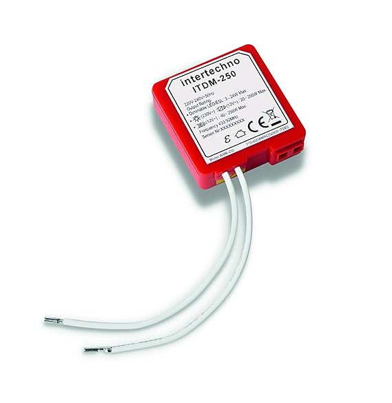 Intertechno Smart Home FUNK-UNIVERSALDIMMER ITDM-250, für Glühbirnen